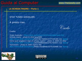 Guida al computer - Lezione 7 - La scheda madre parte 1 | PPT