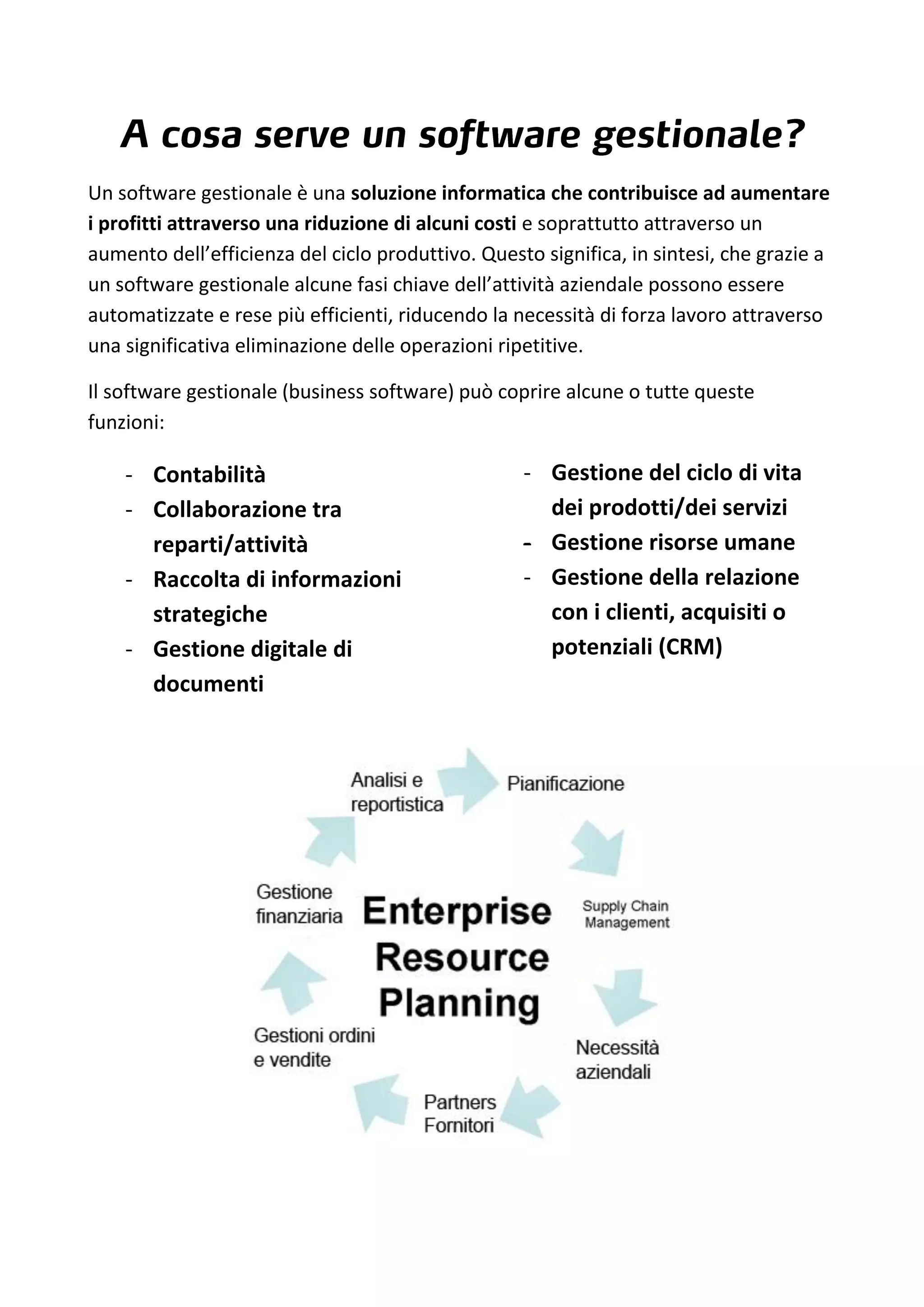 Guida alla software selection | PDF