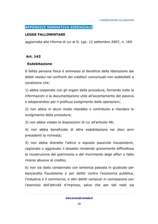 Lettera al curatore fallimentare