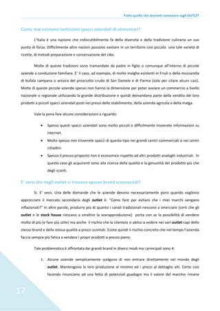 Guida completa sugli outlet