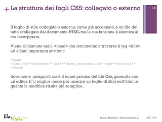 Guida introduttiva al css | PPT | Free Download