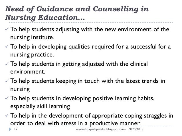Dissertation on guidance and counselling