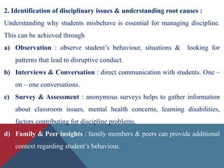 Student Discipline Interview Guidance / Academic Advising, Counselling & Discipline .pptx