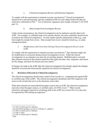 Guidance for Industry Electronic Source Data in Clinical Investigations ...
