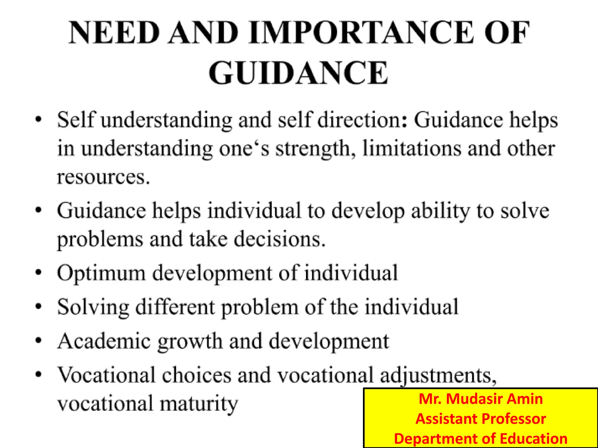 Mr. Mudasir Amin
Assistant Professor
Department of Education
 