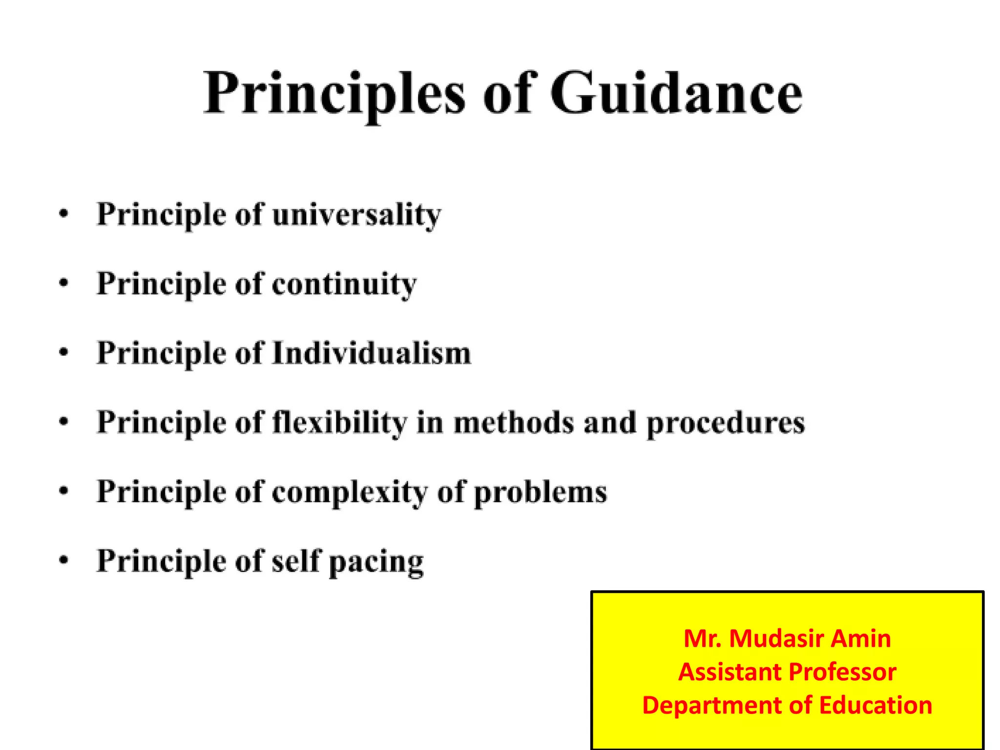 Mr. Mudasir Amin
Assistant Professor
Department of Education
 