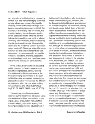 Prr Code Ada Guidance 2010 ada_standards_prt | PDF