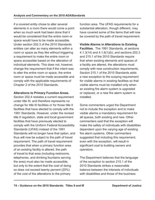 Prr Code Ada Guidance 2010 ada_standards_prt | PDF
