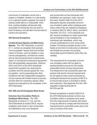 Prr Code Ada Guidance 2010 ada_standards_prt | PDF