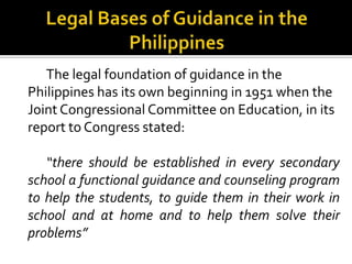 Guidance and counseling final | PPTX