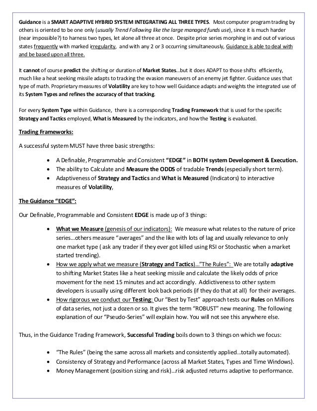 Automated trading systems 4