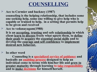 Guidance & councelling | PPT