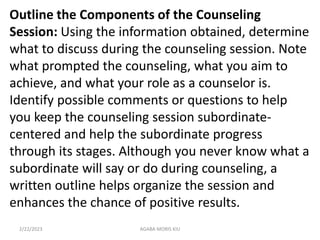 Subbordinate Centered GUIDANCE & COUNSELING 3.1 C M BY AGABA MORIS KIU.ppt