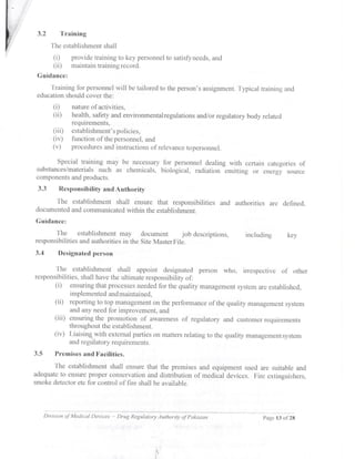 Guidance document on GDPMD and Site Master File from DRAP
