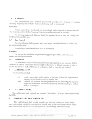 Guidance document on GDPMD and Site Master File from DRAP