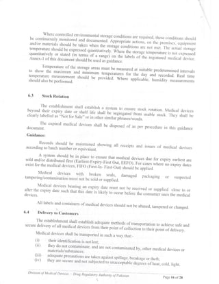 Guidance document on GDPMD and Site Master File from DRAP