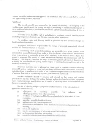 Guidance document on GDPMD and Site Master File from DRAP