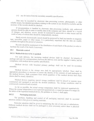 Guidance document on GDPMD and Site Master File from DRAP