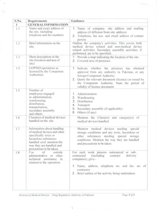 Guidance document on GDPMD and Site Master File from DRAP