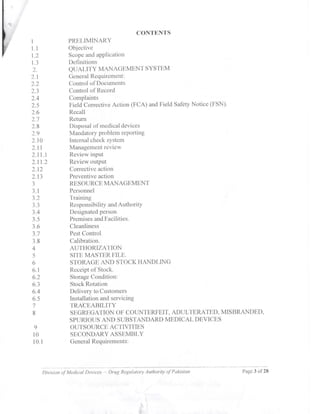 Guidance document on GDPMD and Site Master File from DRAP