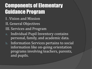 Guidance in the elementary school | PPT