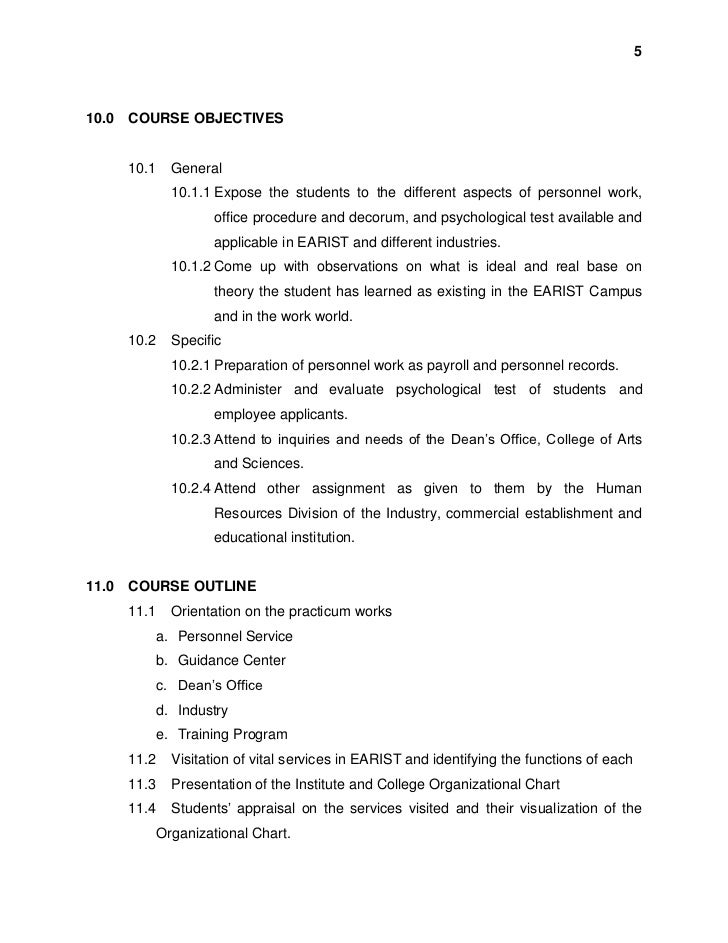 Introduction For Narrative Report At Guidance And