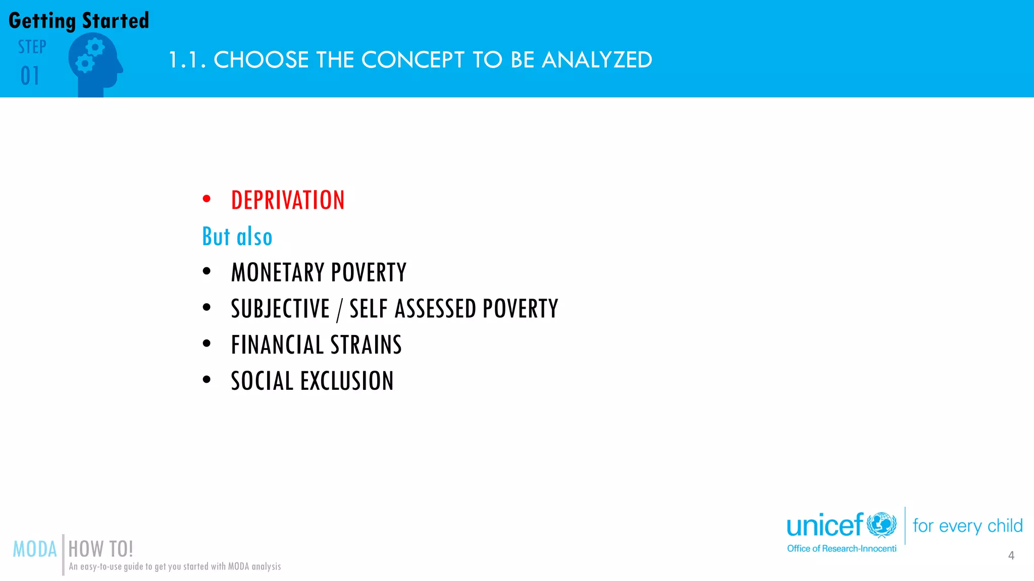 Multiple Overlapping Deprivation Analysis (MODA): HOW-TO GUIDE | PDF