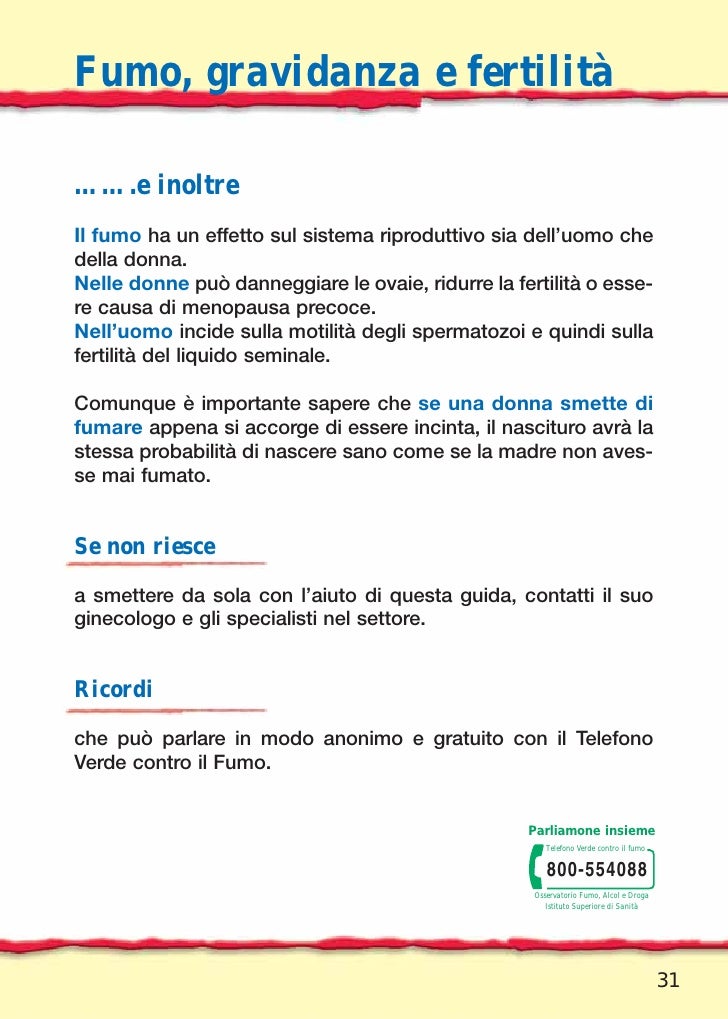 Quello che è possibile offrire al tipo che ha smesso di fumare