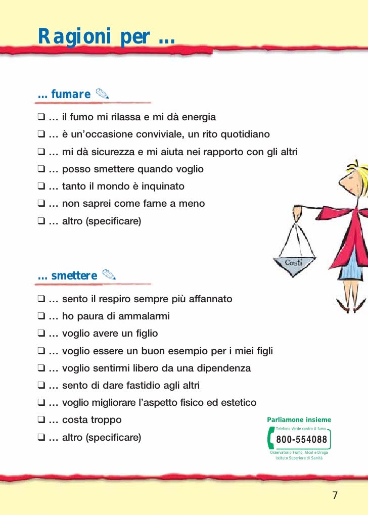 Dipendenze che fumano per la 6a classe