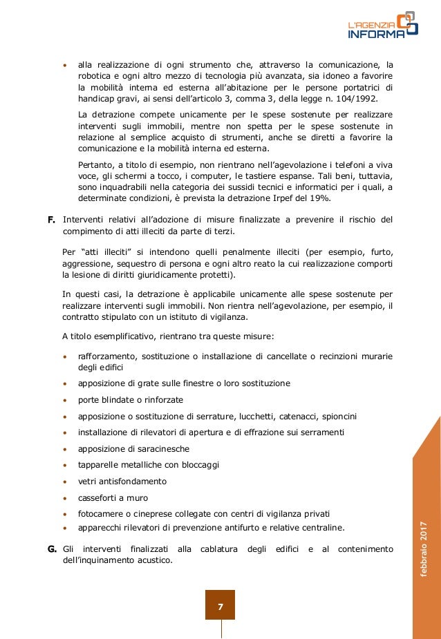 Guida ristrutturazioni edilizie 1 2017 agenzia delle entrate Sostituzione serramenti comunicazione al comune