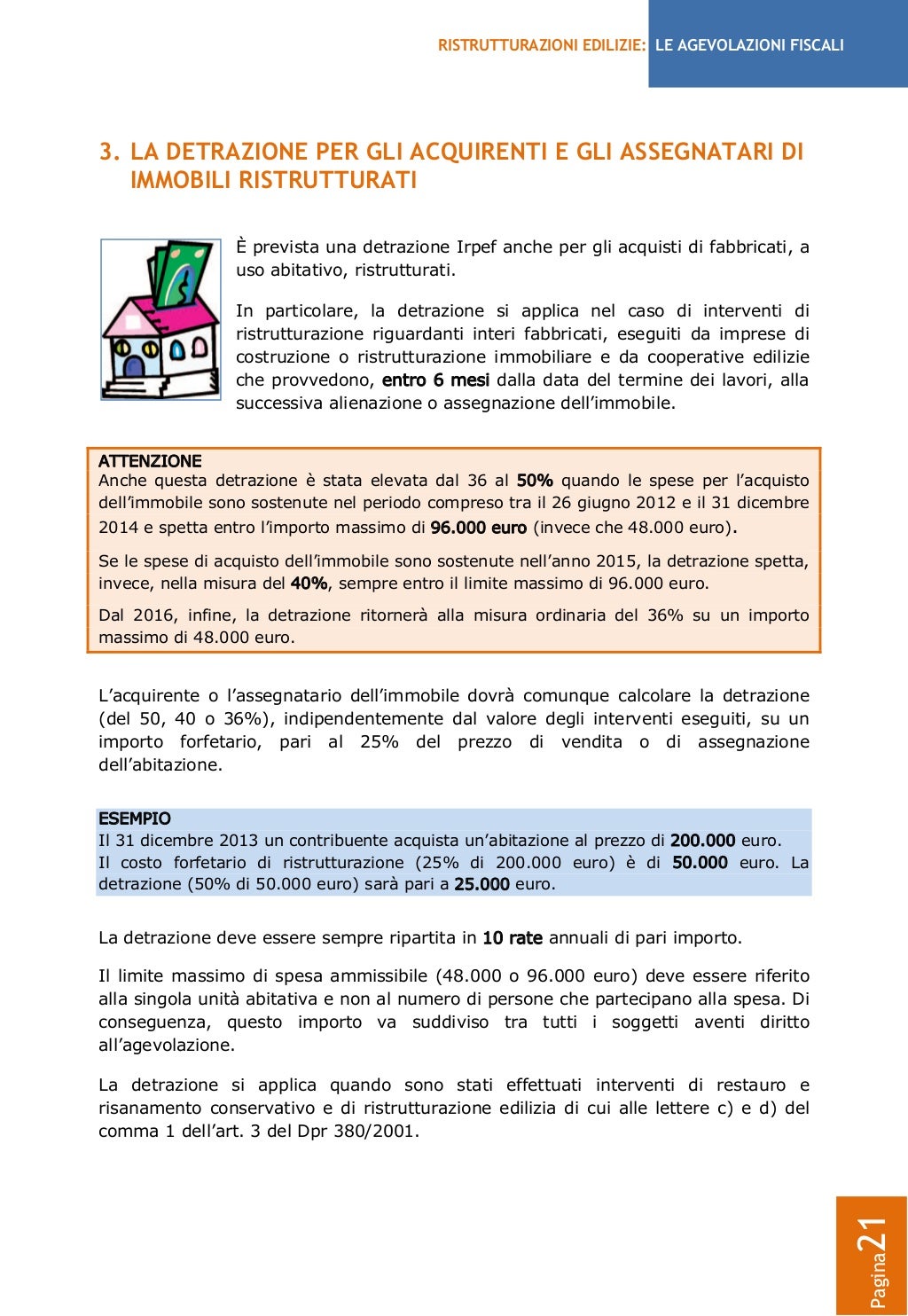 Guida agevolazioni fiscali per ristrutturazioni edilizie