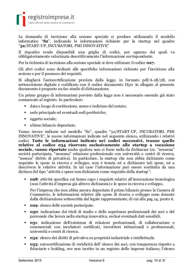 Guida Startup Innovative