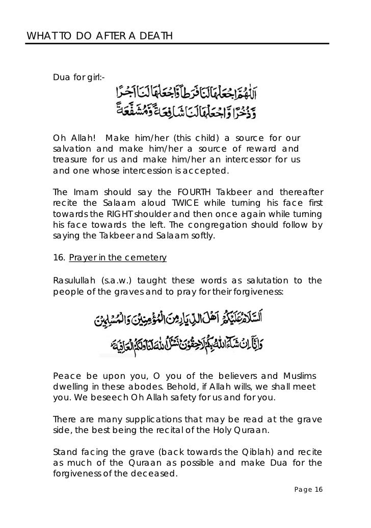 Guide What to do after a Death