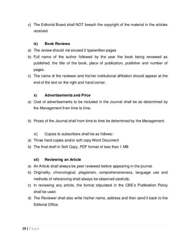 Cbe Call For Papers 2014 Guide