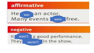 was
were
wasn’t
weren’t
 