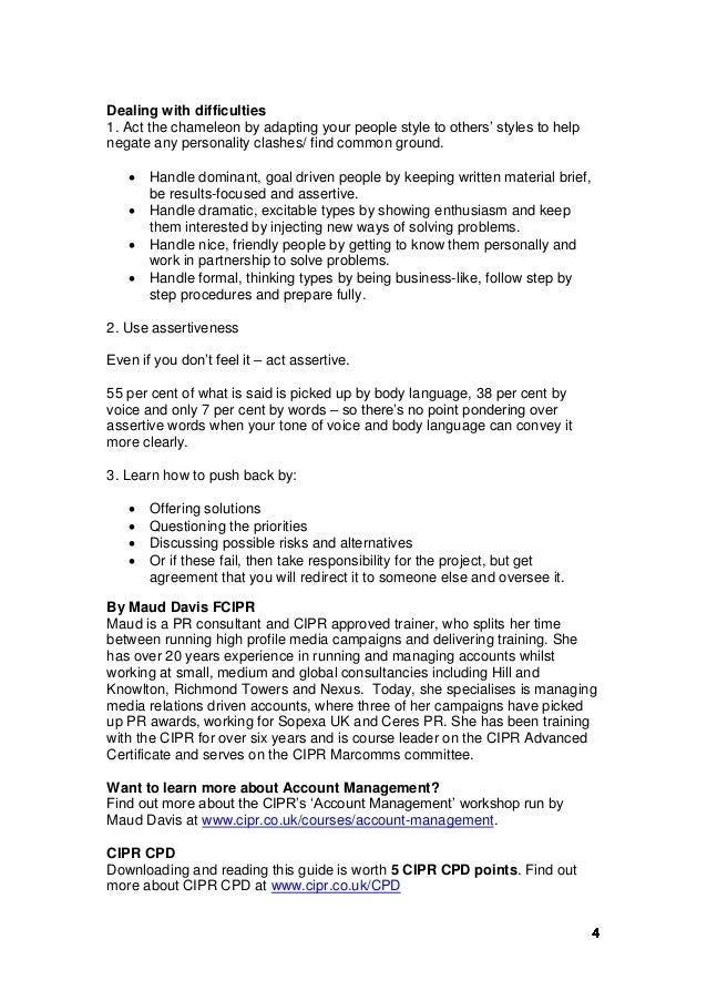 Account Management Tips