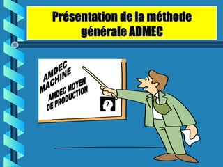 PrésentationPrésentation de la méthodede la méthode
générale ADMECgénérale ADMEC
 