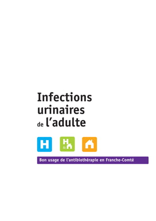 Infections
urinaires
de l’adulte




Bon usage de l’antibiothérapie en Franche-Comté
 