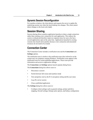 Guide citrix presentation server™ - client for java administrator’s | PDF