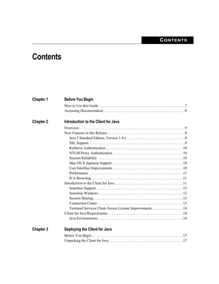 Guide citrix presentation server™ - client for java administrator’s | PDF