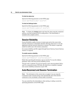 Guide citrix presentation server™ - client for java administrator’s | PDF