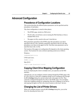 Guide citrix presentation server™ - client for java administrator’s | PDF