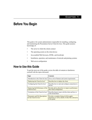 Guide citrix presentation server™ - client for java administrator’s | PDF