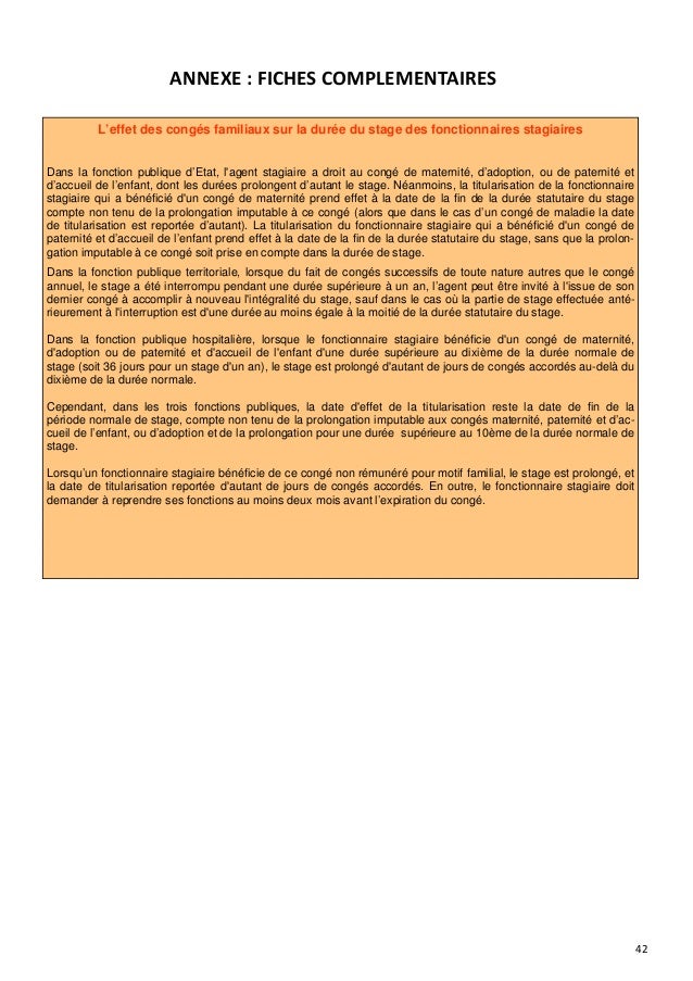 Guide Conges Familiaux Et Temps Partiel Fonction Publique