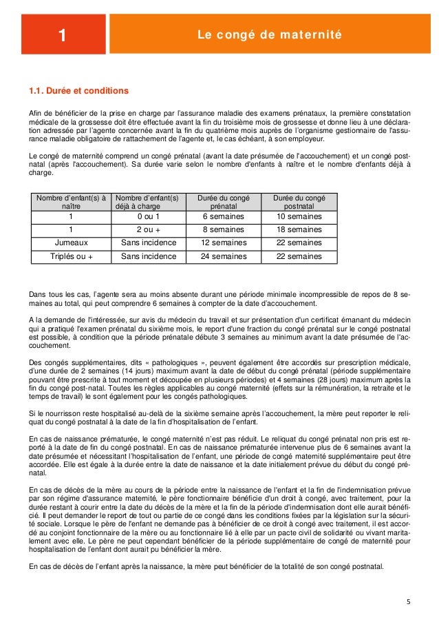 Guide Conges Familiaux Et Temps Partiel Fonction Publique