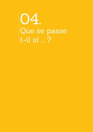 04.
Que se passe
t-il si ... ?
 