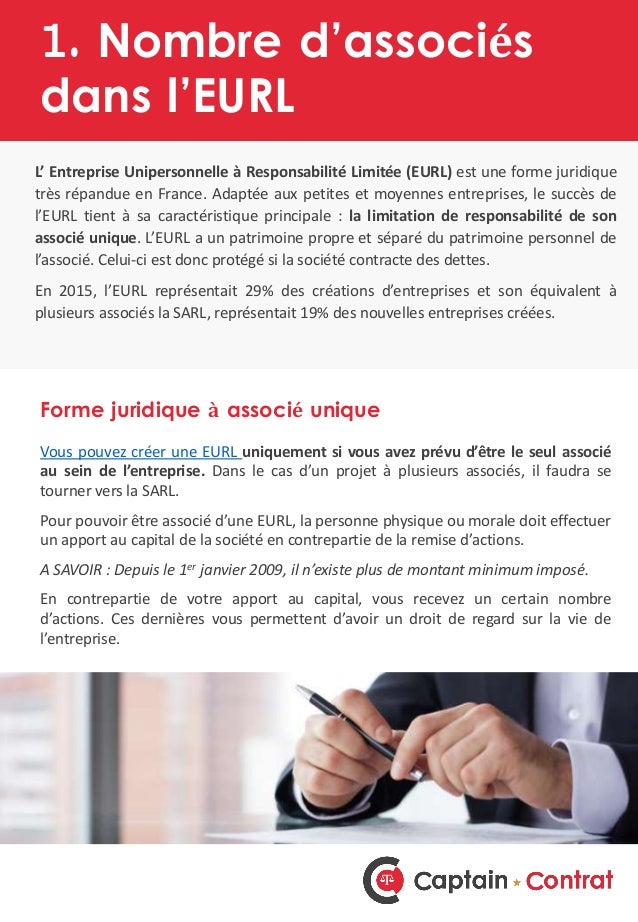 Le guide pour créer son EURL et pour tout connaître sur l'entreprise unipersonnelle à Le guide pour créer son EURL et pour tout connaître sur l'entreprise unipersonnelle à
