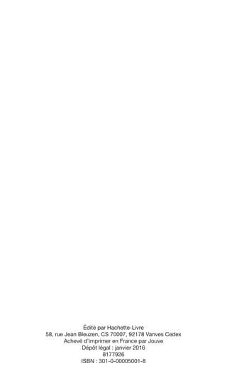Édité par Hachette-Livre
58, rue Jean Bleuzen, CS 70007, 92178 Vanves Cedex
Achevé d’imprimer en France par Jouve
Dépôt légal : janvier 2016
8177926
ISBN : 301-0-00005001-8
GDR FE 149-160.indd 160GDR FE 149-160.indd 160 08/01/16 11:0108/01/16 11:01
Sicogif Certified PDF LES PAOISTES
 