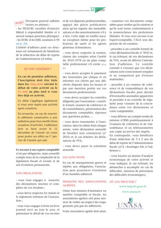 Guide d’installation en profession libérale   24   gérér




     L’EIRL
Le nouveau statut                              des biens utilisés pour les besoins                        salaires (art. 62 du CGI). En outre,
d'entrepreneur individuel                      de l’activité, tels les biens à usage                      les bénéfices de l'EIRL réinvestis
                                               mixte, professionnel et personnel.                         dans l'entreprise ne sont pas impo-
à responsabilité limitée
                                                                                                          sés dans les mains de l'entrepre-
vous permet de créer un
                                               L'acte constitutif de l'EIRL consiste                      neur.
patrimoine professionnel                       en un simple dépôt d'une déclara-
distinct de votre                              tion d'affectation au greffe du tri-                       Régime social
patrimoine personnel,                          bunal de commerce (ou du tribunal                          L'EIRL relève du régime social des
sans devoir pour autant                        de grande instance statuant en                             travailleurs non salariés. L'assiette
créer une société.                             matière commerciale) pour les pro-                         de calcul des cotisations diffère
                                               fessionnels libéraux et les auto-                          selon que l'exploitant a, ou non,
La loi n° 2010-658 du 15 juin 2010             entrepreneurs.                                             exercé l'option pour son assujettis-
relative à l'entrepreneur individuel           Préalablement à la déclaration d'af-                       sement à l'impôt sur les sociétés.
à responsabilité limitée (EIRL) vous           fectation, vous devez faire procéder                       Ainsi, les règles d'assujettissement
permet, depuis le 1er janvier 2011,            à l'évaluation des biens affectés                          aux cotisations sociales des EIRL
si vous adoptez ce nouveau statut,             (hors liquidités), d'une valeur uni-                       relevant de l'IR sont identiques à
de mettre votre patrimoine per-                taire supérieure à un montant fixé                         celles des entreprises individuelles.
sonnel à l'abri de vos créanciers              par décret. Cette évaluation est                           Pour les EIRL ayant opté à l'IS, elles
professionnels grâce au mécanisme              effectuée par un commissaire aux                           sont proches de celles prévues pour
juridique du patrimoine d'affecta-             comptes, un expert-comptable, une                          les sociétés d'exercice libéral : assu-
tion : vous pourrez séparer votre              association de gestion et de comp-                         jettissement de la rémunération de
patrimoine personnel et le patri-              tabilité ou un notaire (pour les                           l'exploitant et d'une fraction des
moine affecté à votre activité pro-            seuls biens immobiliers) désigné                           dividendes perçus (part excédant
fessionnelle, seul ce dernier étant            par vous.                                                  10 % du patrimoine affecté ou 10%
susceptible de servir de gage à vos            L'affectation d'un bien immobilier                         du bénéfice net si cette somme est
créanciers professionnels, sans                doit être faite par acte notarié et                        supérieure).
création d'une personne morale.                publiée au bureau des hypo-
                                               thèques.                                                   Adhésion à une AGA
Avant ce texte, vous disposiez de deux
outils pour protéger vote patrimoine per-      Régime fiscal                                              L’EIRL soumis à l’IR peut adhérer à
sonnel :
                                               Au plan fiscal, l'entrepreneur indi-                       une Association de gestion agréée.
- la société unipersonnelle (EURL);
- la déclaration d'insaisissabilité qui vous   viduel à responsabilité limitée relè-                      Pour l’EIRL soumis à l’IS, on attend
permet de protéger votre résidence princi-     ve de l'impôt sur le revenu (IR),                          les précisions de l’administration
pale (cf p. 18).                               sauf s'il opte pour son assujettisse-                      fiscale. (cf p. 31)
                                               ment à l'impôt sur les sociétés (IS).
Le statut de l'EIRL est également                                                                         Pour en savoir plus :
                                               L'option d'une EIRL pour l'IS pré-
ouvert aux auto-entrepreneurs. Il
                                               sente en pratique un intérêt pour
peut être adopté lors de la création                                                                                  www.eirl.fr
                                               les entrepreneurs dont le taux
de l'entreprise ou en cours d'activi-
                                               moyen d'impôt sur le revenu excè-
té.
                                               de le taux d'impôt sur les sociétés
                                               (15 % jusqu'à 38 120 € de bénéfices
Composition du patrimoine
affecté                                        et 33,33 % au-delà).
                                               L'assujettissement de l'EIRL à l'IS
Le patrimoine affecté se compose               entraîne la déduction des salaires
obligatoirement de l'ensemble des              versés à l'entrepreneur et leur
biens nécessaires à l'exercice de l'ac-        imposition à l'IR selon les règles
tivité professionnelle et, sur option,         applicables aux traitements et
 