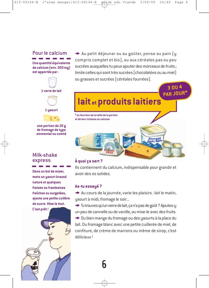 Guide Nutrition Pour Ados